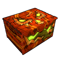 Pumpkin Storage Box Wood Storage Box rust skin