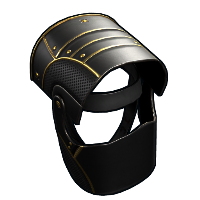 Black Gold Helmet icon