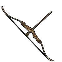 Leopard Bow Hunting Bow rust skin