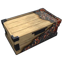 Smouldering Large Box Large Wood Box rust skin