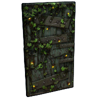 Fireflies Metal Door