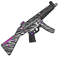 Zebra MP5 MP5A4 rust skin