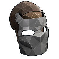 Low Poly Metal Facemask icon
