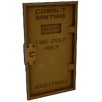 Minted Gold Armored Door Armored Door rust skin