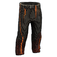 Pixel Pants Pants rust skin