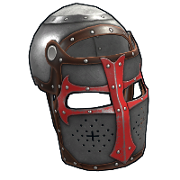 Knights Templar Facemask Metal Facemask rust skin