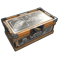 Scientific Wood Storage Large Wood Box rust skin