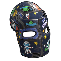 Space Raider Facemask Metal Facemask rust skin