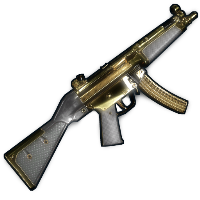 Black Gold MP5 MP5A4 rust skin