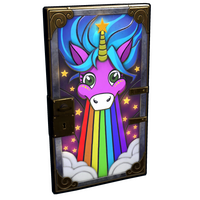Rainbow Pony Metal Door icon