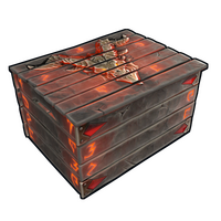 Molten Visage Small Box Wood Storage Box rust skin