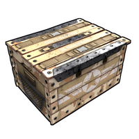 Desert Supply Box Wood Storage Box rust skin