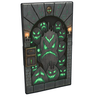 Ghostly Flame Door Sheet Metal Door rust skin