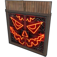 Neon Pumpkin Metal Double Door icon