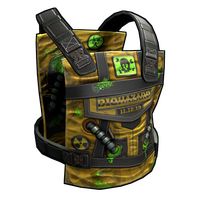 Nuclear Fanatic Chest Plate Metal Chest Plate rust skin