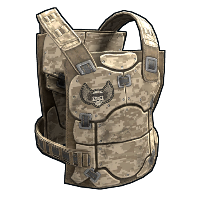 Desert Raiders Chest Plate - Rust Skin