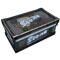 Neon Stone Storage Large Wood Box rust skin