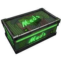 Neon Meds Storage Large Wood Box rust skin