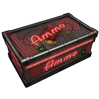 Neon Ammo Storage Large Wood Box rust skin
