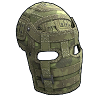 Forest Raiders Facemask Metal Facemask rust skin