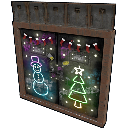 Christmas Bunker Double Door