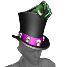 Halloween Undead Top Hat