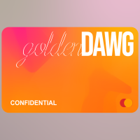 GoldenDawg | Cash Card