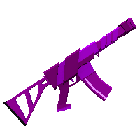 Fully painted purple AK-Thodik