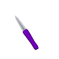 Purple penknife