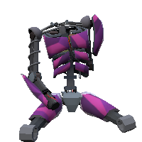 Purple fragmented armor