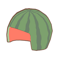 Watermelon headgear