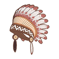 African tribal chief's hat