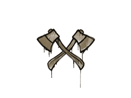 Sealed Graffiti | X-Axes (Dust Brown)