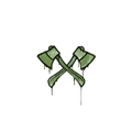 Sealed Graffiti | X-Axes (Battle Green) image 120x120