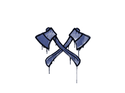 Sealed Graffiti | X-Axes (SWAT Blue)