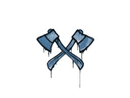 Graffiti | X-Axes (Monarch Blue)