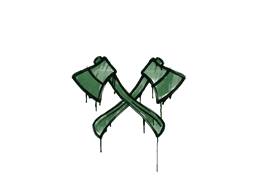 Graffiti | X-Axes (Jungle Green)