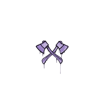 Sealed Graffiti | X-Axes (Violent Violet) image 360x360