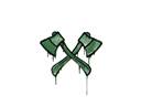 Sealed Graffiti | X-Axes (Jungle Green)