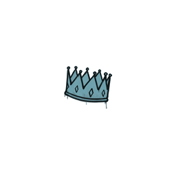 Sealed Graffiti | King Me (Wire Blue)