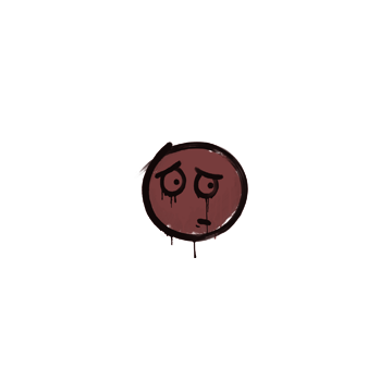 Sealed Graffiti | Worry (Brick Red) image 360x360