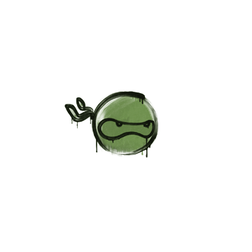 Sealed Graffiti | Ninja (Battle Green) image 360x360