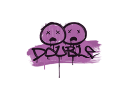 Graffiti | Double (Bazooka Pink)