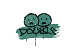 Запечатанный граффити | Минус два (Лягушачий зелёный)
