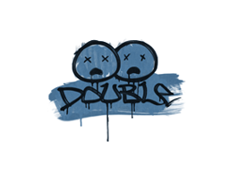 Graffiti | Double (Monarch Blue)