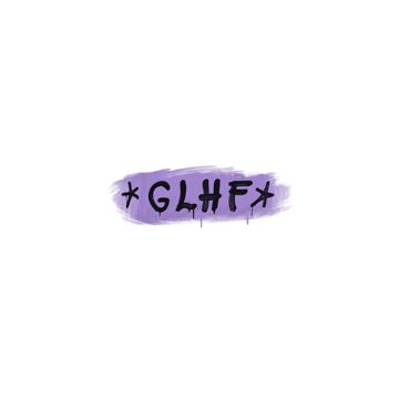 Sealed Graffiti | GLHF (Violent Violet) image 360x360