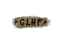 Sealed Graffiti | GLHF (Dust Brown)