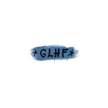 Sealed Graffiti | GLHF (Monarch Blue) image 360x360