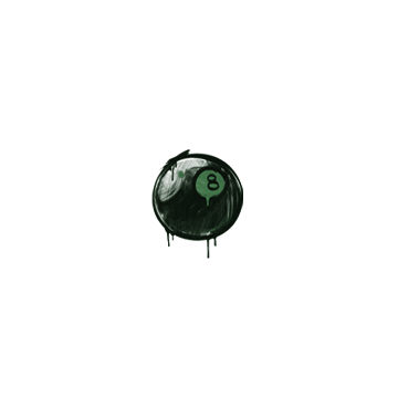 Sealed Graffiti | 8-Ball (Jungle Green) image 360x360
