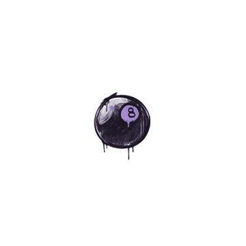 Sealed Graffiti | 8-Ball (Violent Violet) image 360x360